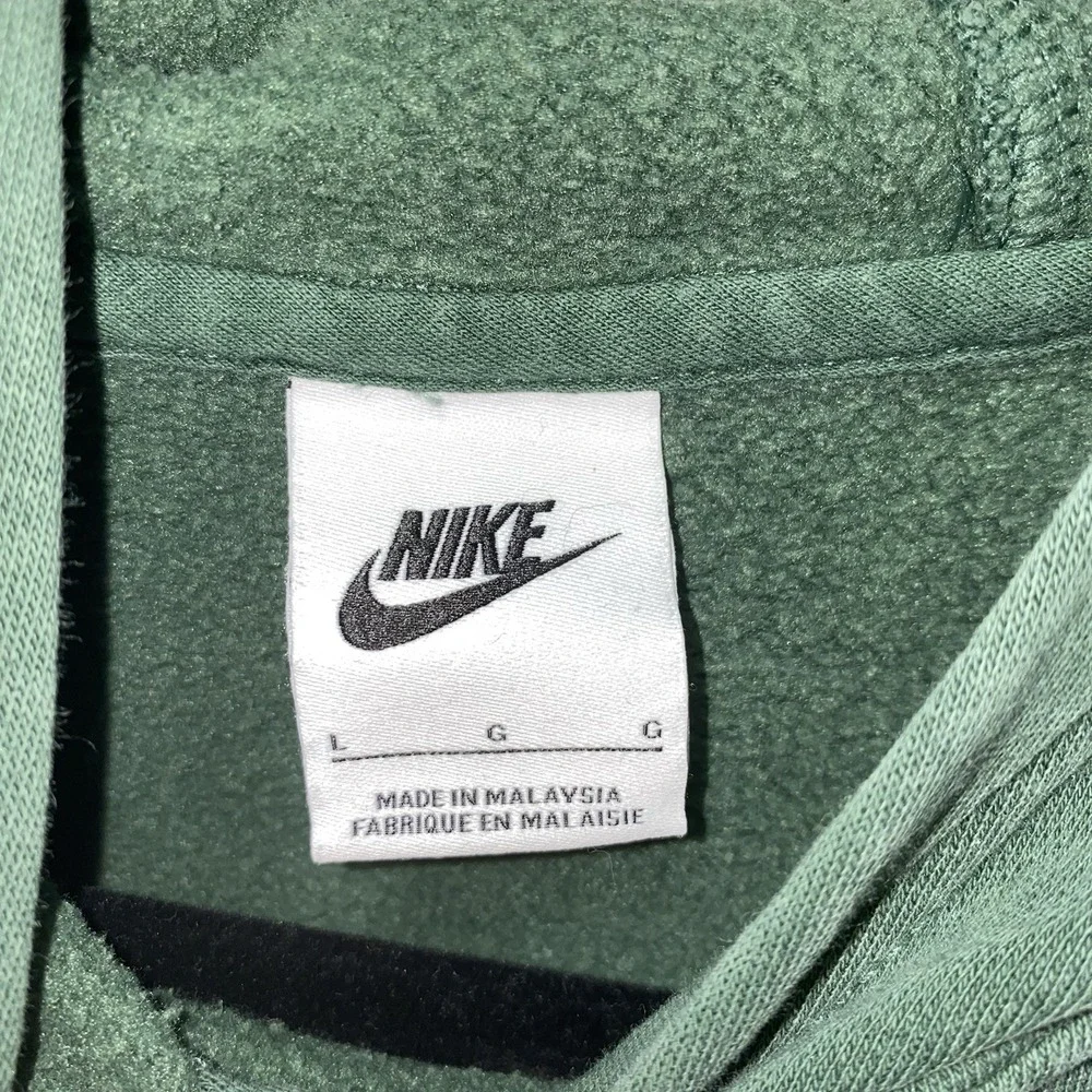 Rare Youth Nike Swoosh‎ High Patched Multi-color Hoodie Sweatshirt Colorblock L